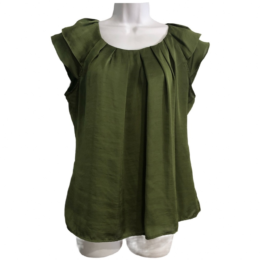 Womens Olive Top, Size M